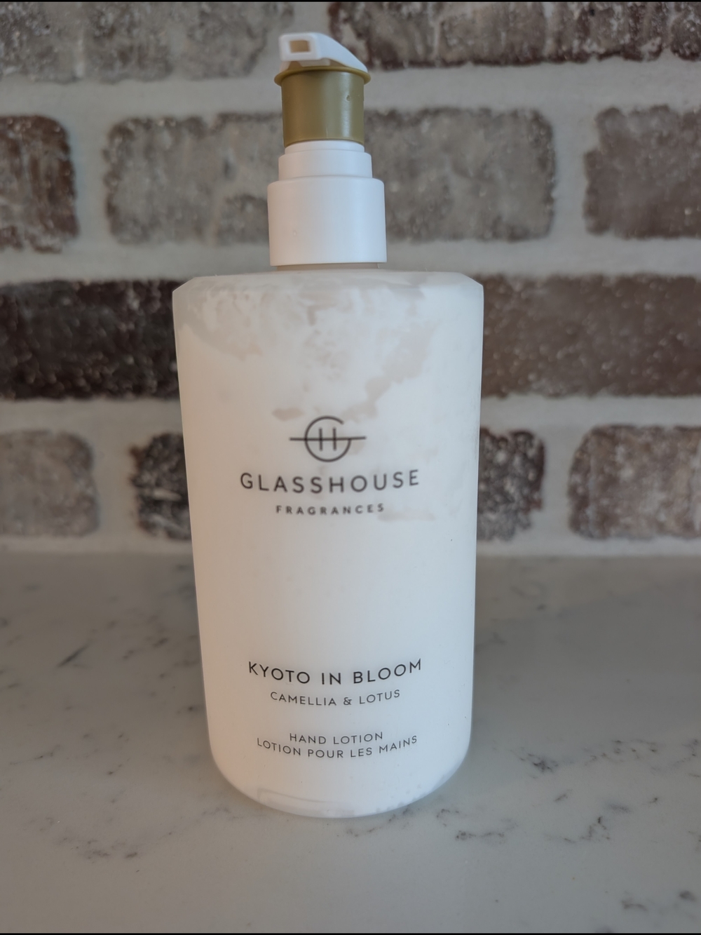 Glasshouse Fragrance - Kyoto in Bloom Hand Lotion- Camellia & Lotus -13.5 fl oz